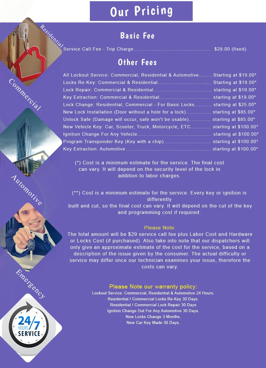 Elmwood RI Locksmith Store, Elmwood, RI 401-236-7061 - price-list-n-19
